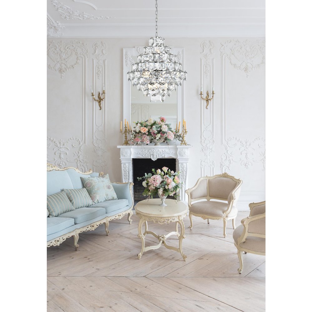 Adaline 24 Inch Chandelier In Chrome