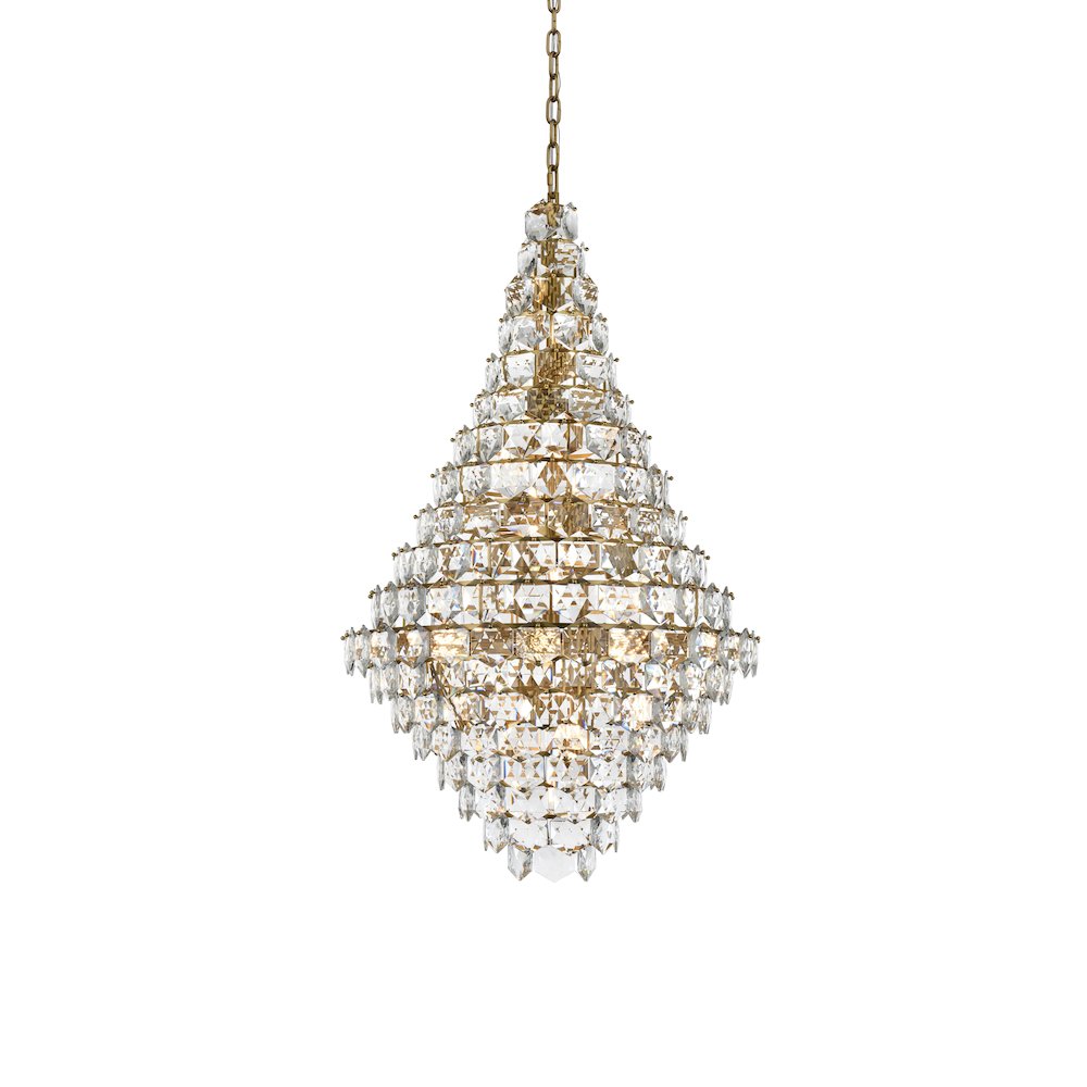 Adaline 36 Inch Chandelier In Satin Gold