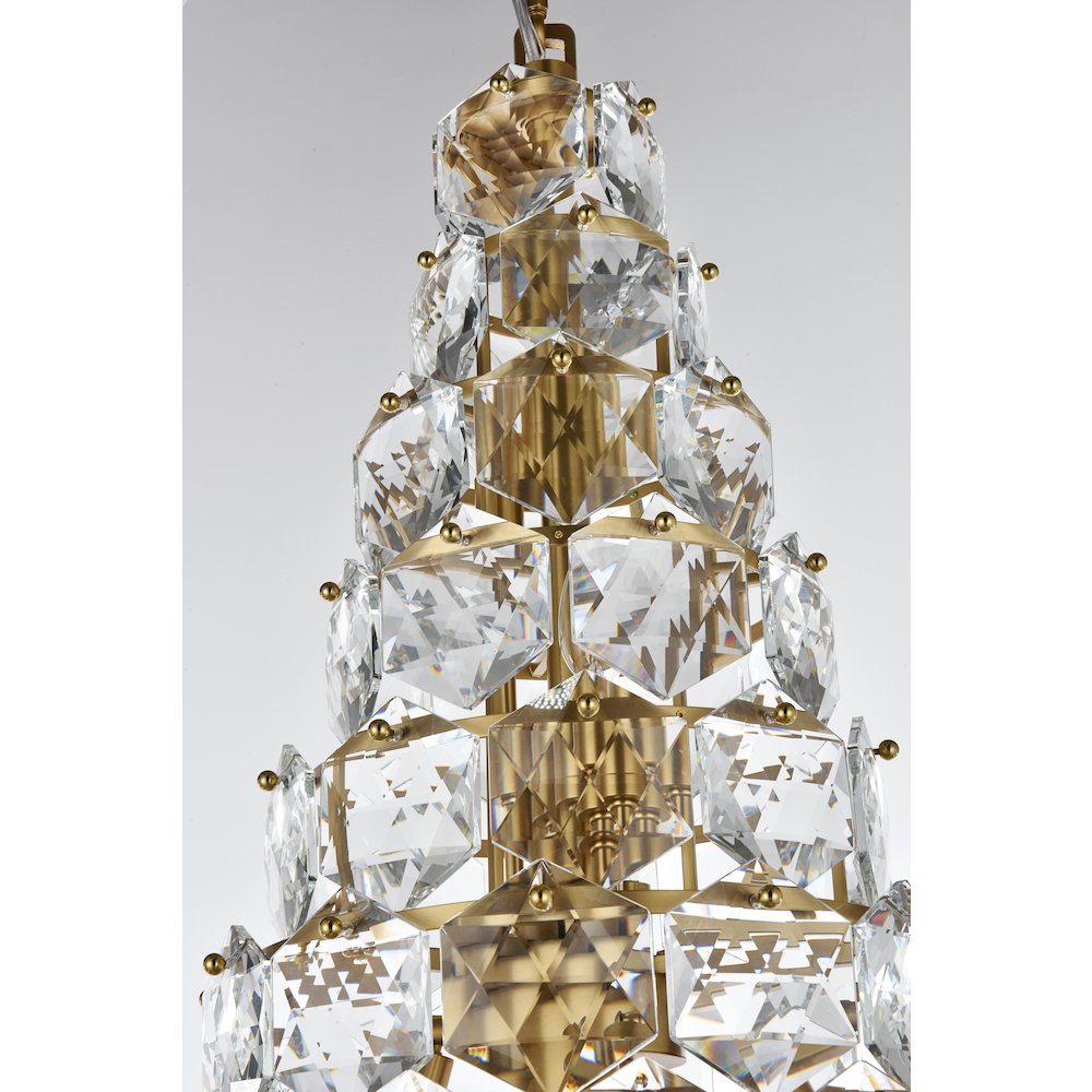Adaline 36 Inch Chandelier In Satin Gold
