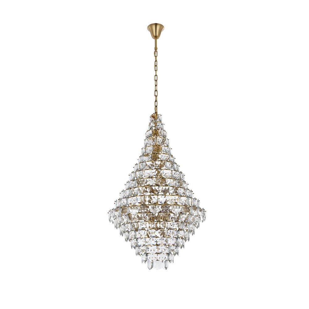Adaline 36 Inch Chandelier In Satin Gold