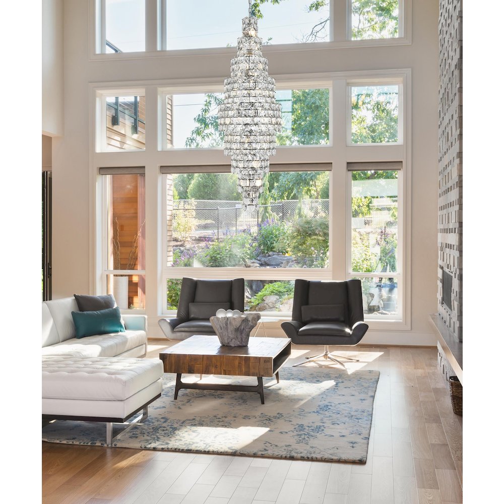 Adaline 30 Inch Chandelier In Chrome