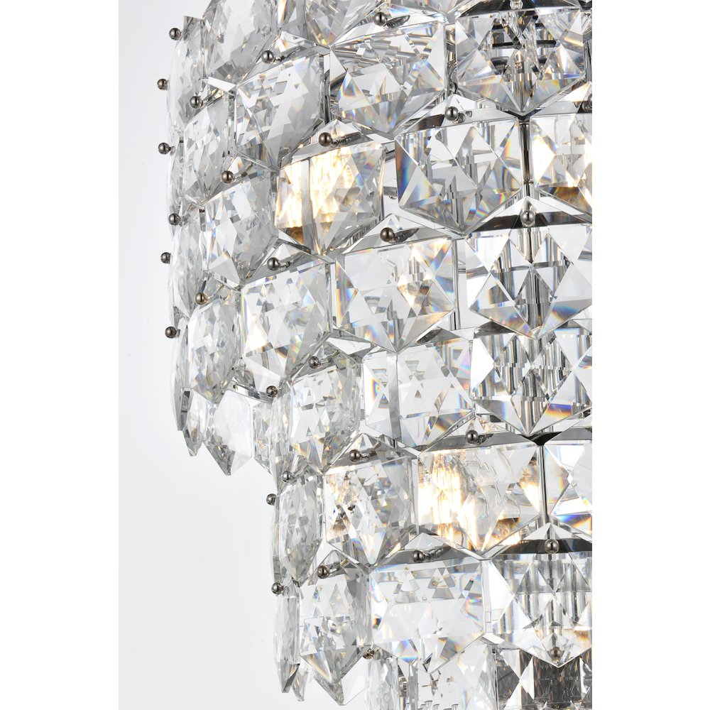 Adaline 30 Inch Chandelier In Chrome