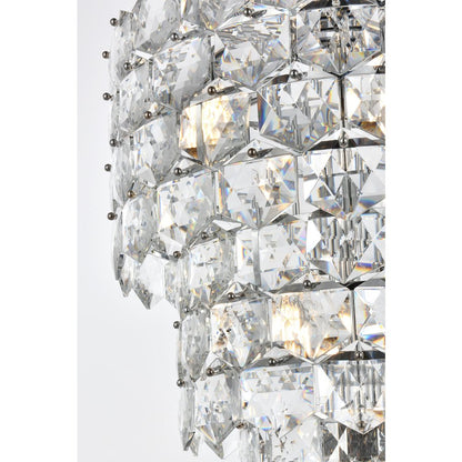 Adaline 30 Inch Chandelier In Chrome