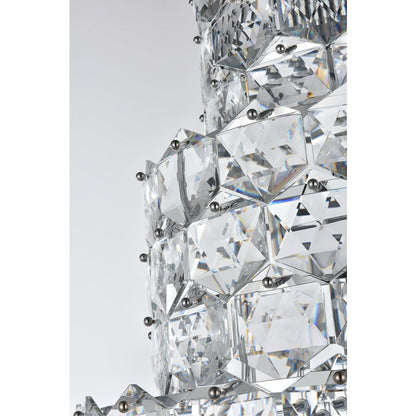 Adaline 30 Inch Chandelier In Chrome