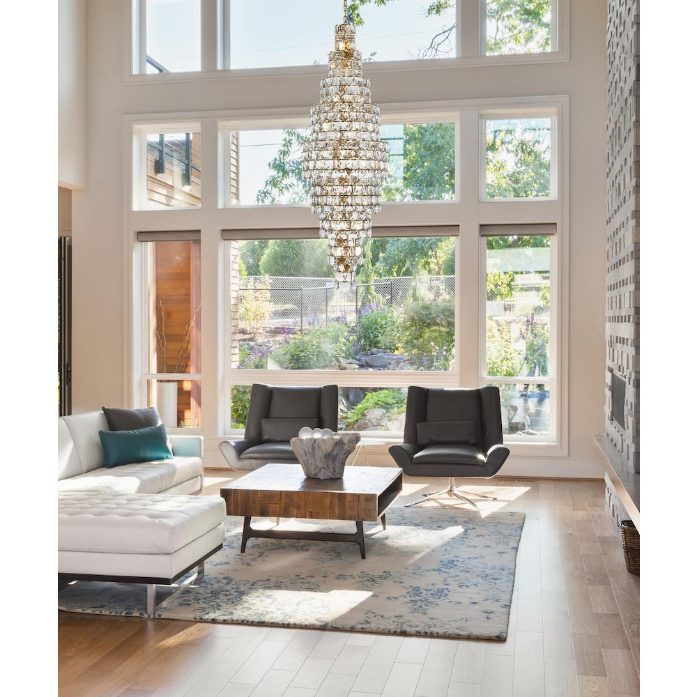Adaline 30 Inch Chandelier In Satin Gold