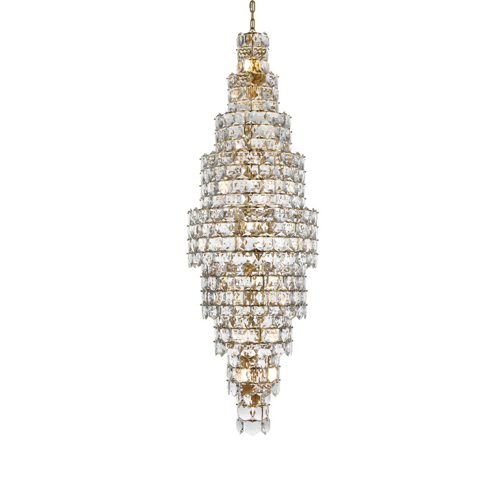 Adaline 30 Inch Chandelier In Satin Gold