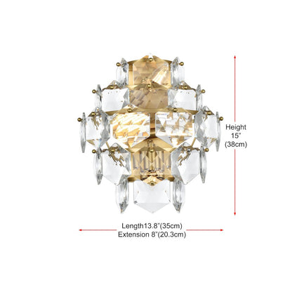 Adaline 14 Inch Wall Sconce In Satin Gold