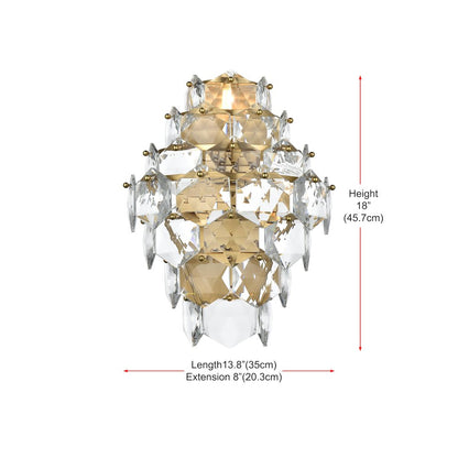 Adaline 18 Inch Wall Sconce In Satin Gold