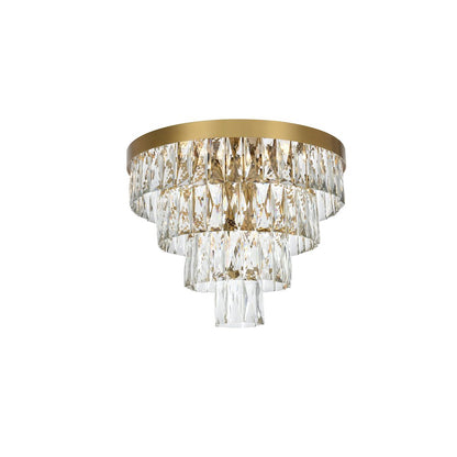 Josephine 18 Inch Flush Mount In Satin Gold