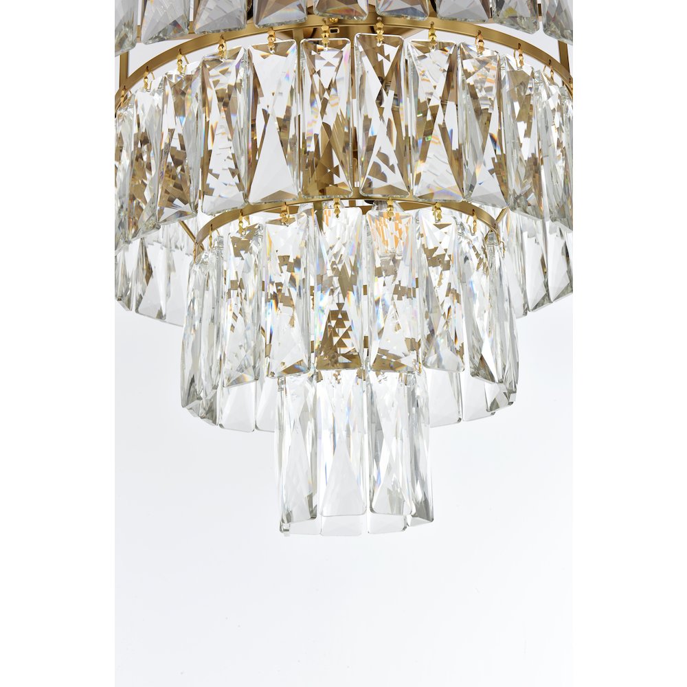 Josephine 18 Inch Flush Mount In Satin Gold