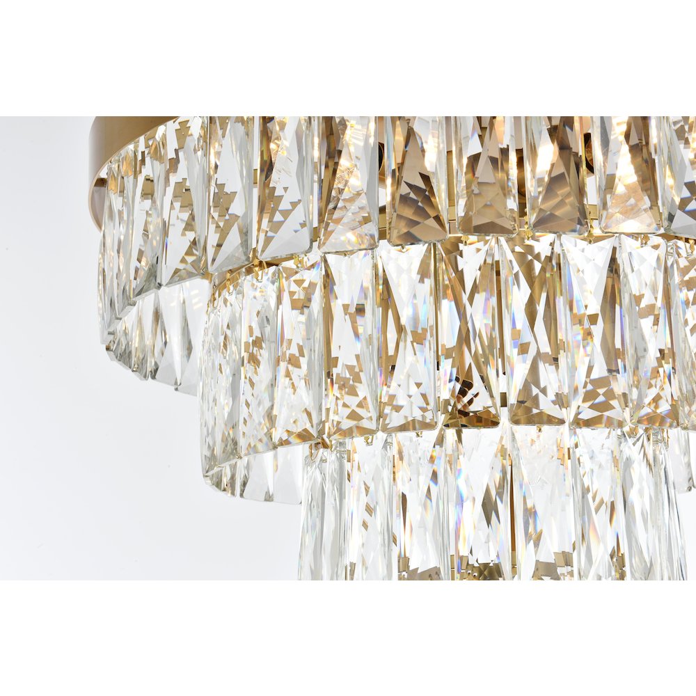 Josephine 18 Inch Flush Mount In Satin Gold