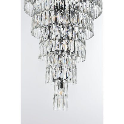 Josephine 41 Inch Rectangular Chandelier In Black