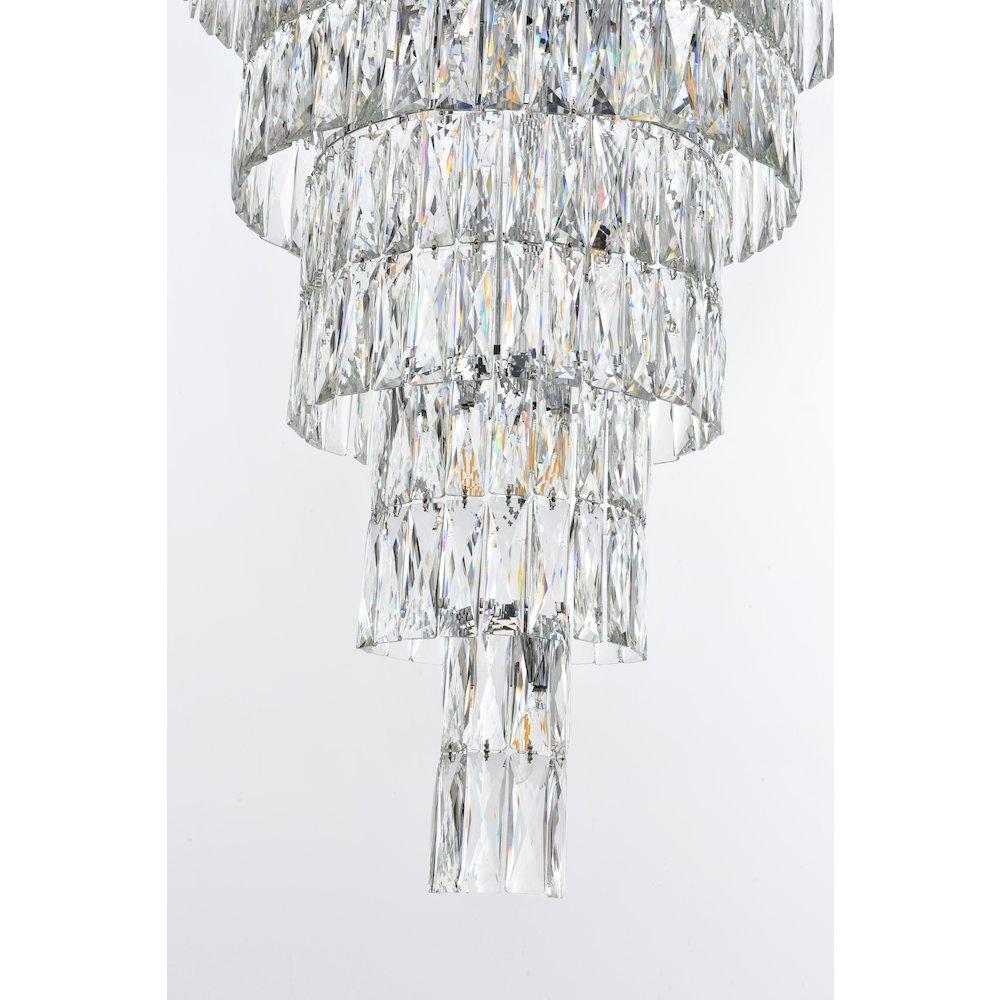 Josephine 41 Inch Rectangular Chandelier In Chrome