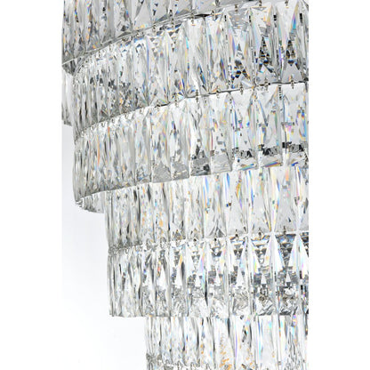 Josephine 41 Inch Rectangular Chandelier In Chrome