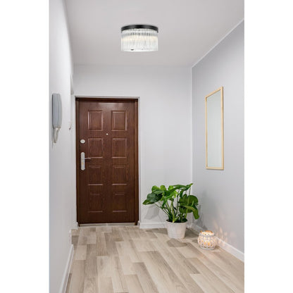 Harlow 16 Inch Flush Mount In Black