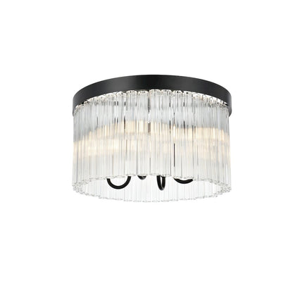 Harlow 16 Inch Flush Mount In Black