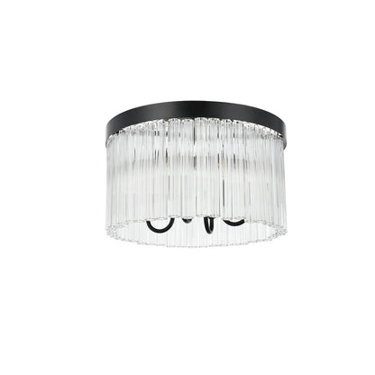 Harlow 16 Inch Flush Mount In Black