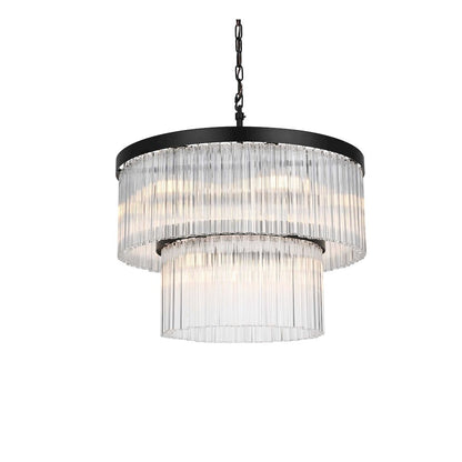 Harlow 24 inch Chandelier in Black