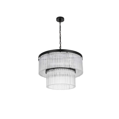 Harlow 24 inch Chandelier in Black