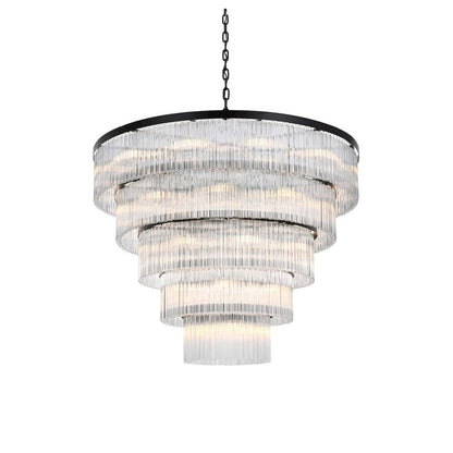 Harlow 48 inch Chandelier in Black