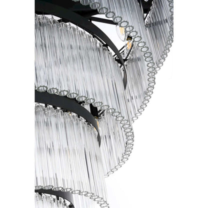 Harlow 48 inch Chandelier in Black