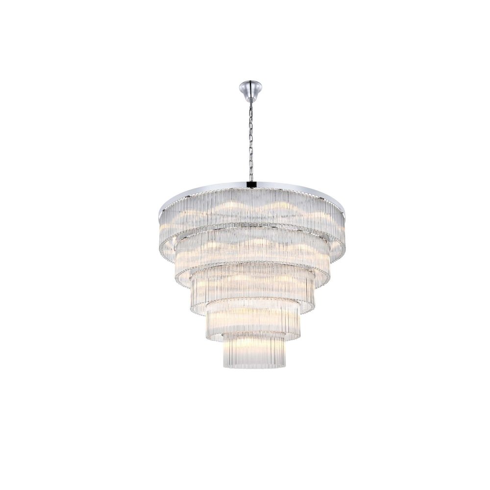 Harlow 48 inch Chandelier in Chrome