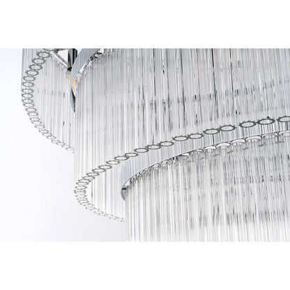 Harlow 48 inch Chandelier in Chrome
