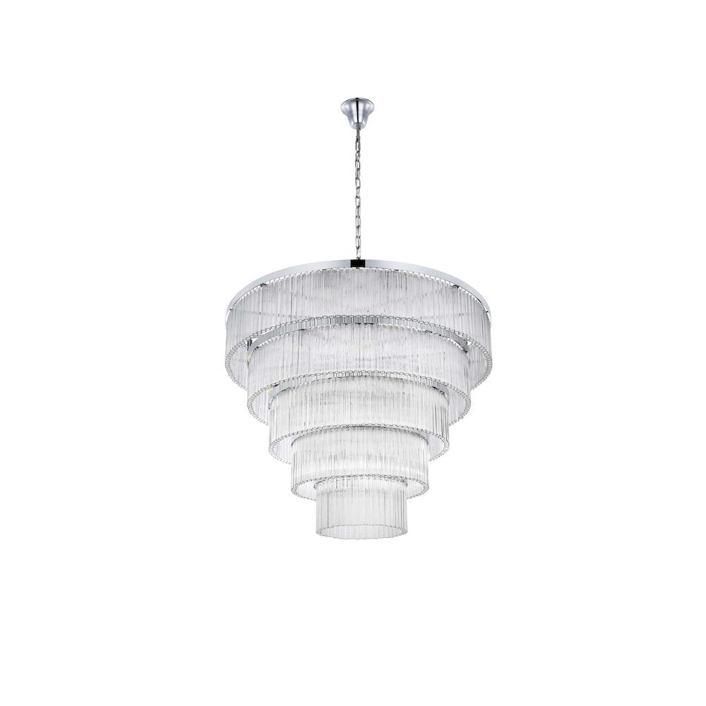 Harlow 48 inch Chandelier in Chrome
