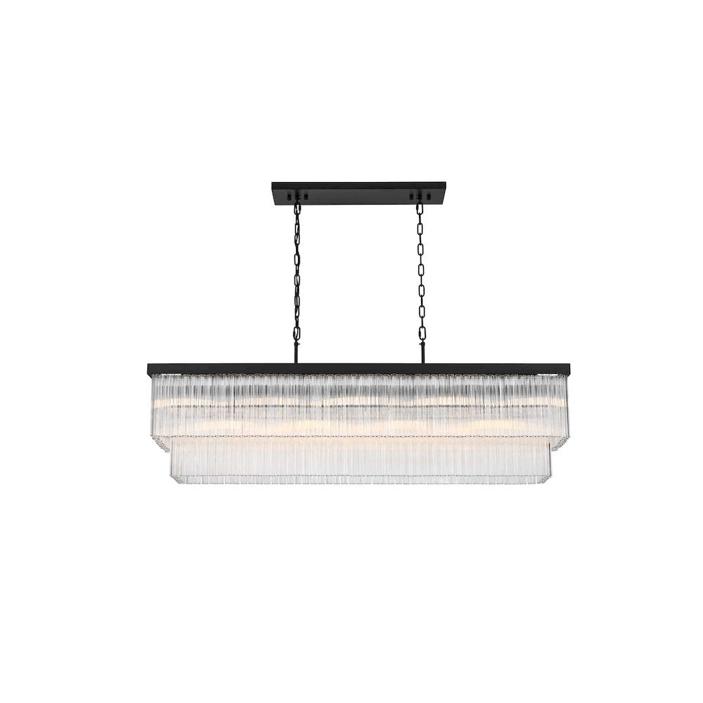 Harlow 53 inch Chandelier in Black