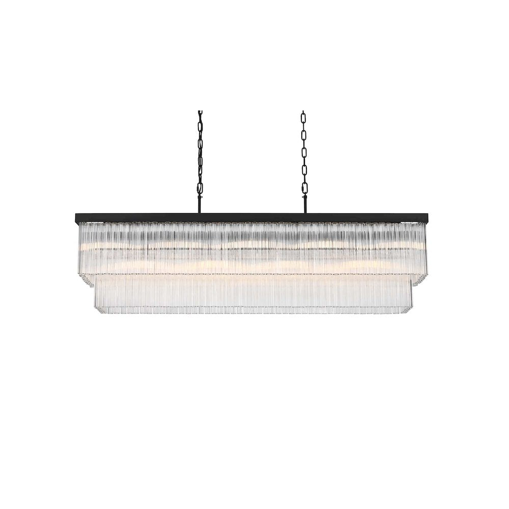 Harlow 53 inch Chandelier in Black