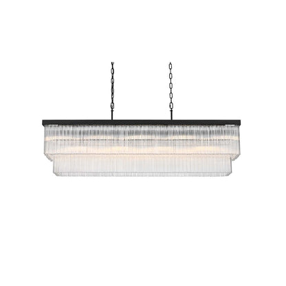 Harlow 53 inch Chandelier in Black
