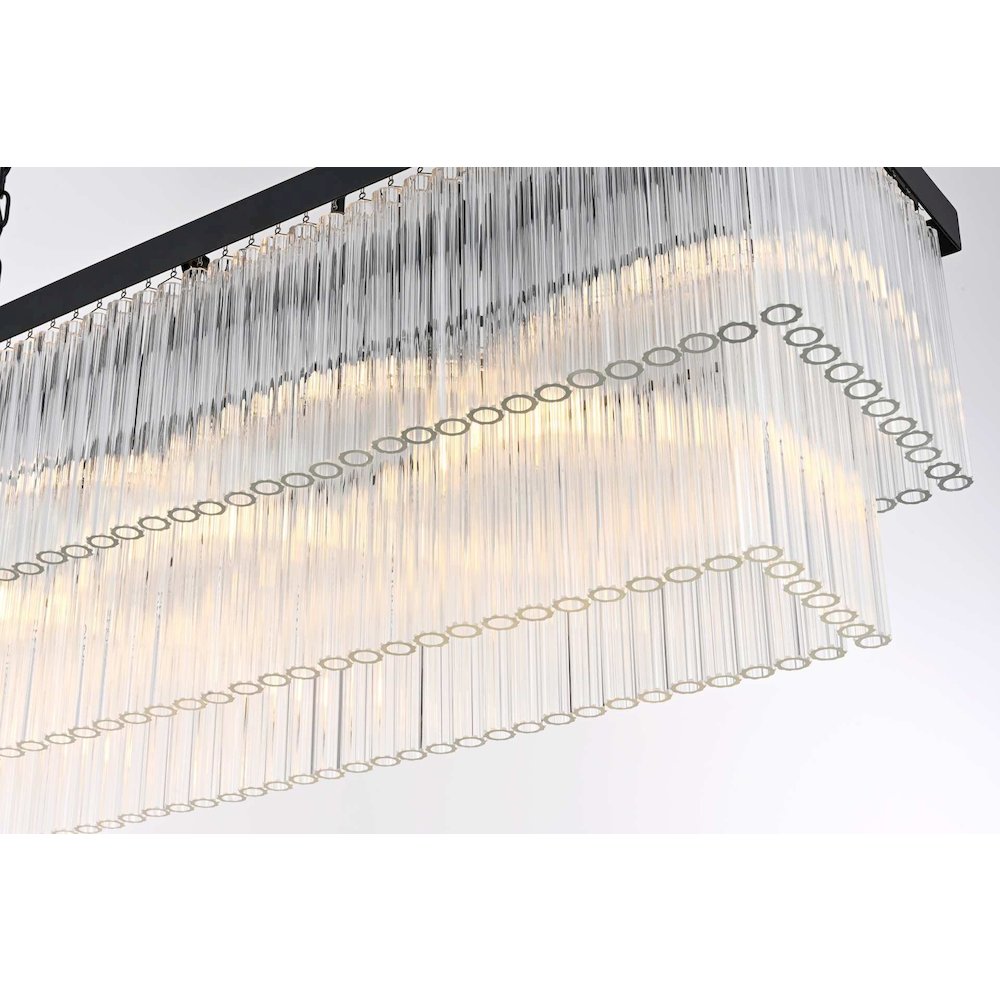 Harlow 53 inch Chandelier in Black