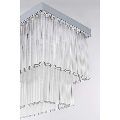 Harlow 53 inch Chandelier in Chrome