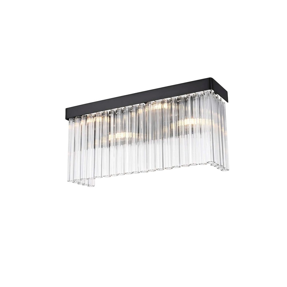 Harlow 19 inch Wall Sconce in Black