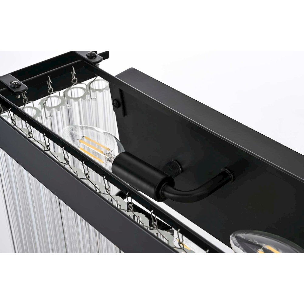 Harlow 26 inch Wall Sconce in Black