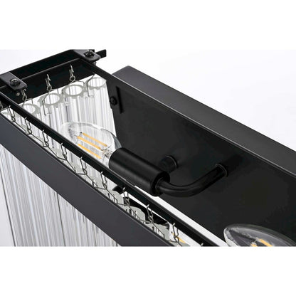 Harlow 26 inch Wall Sconce in Black