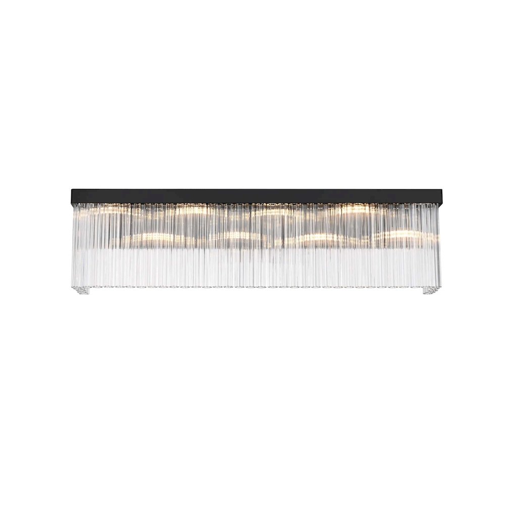 Harlow 34 inch Wall Sconce in Black
