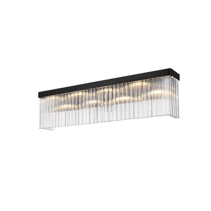 Harlow 34 inch Wall Sconce in Black