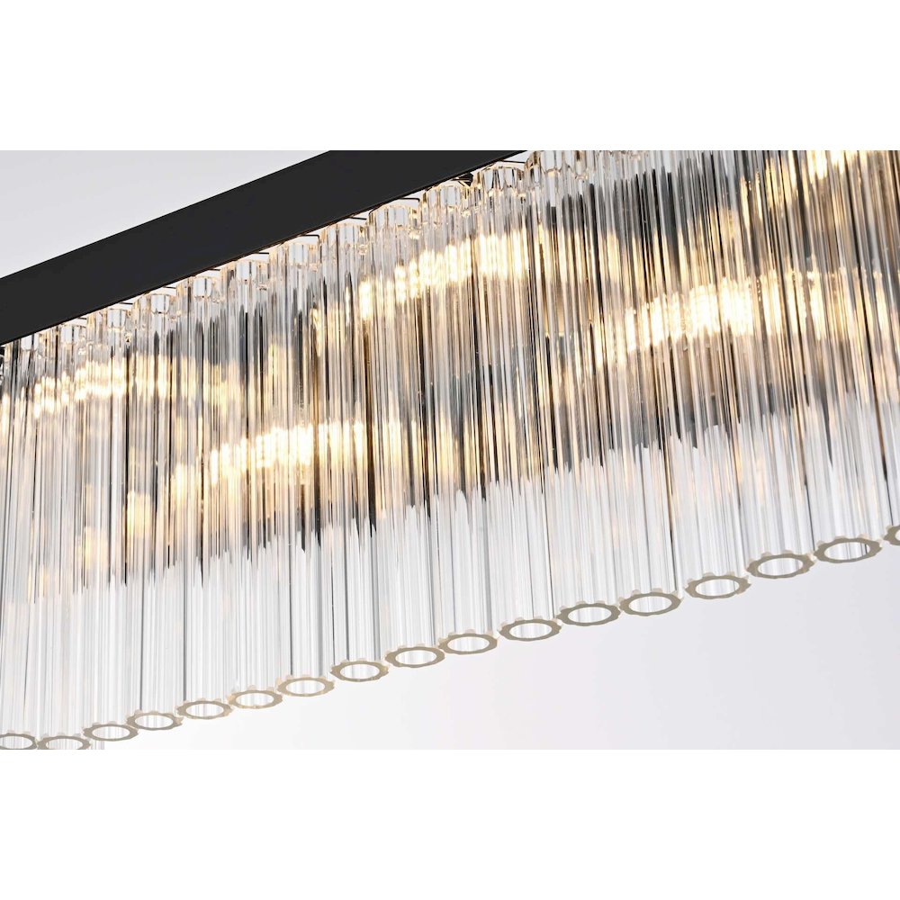 Harlow 34 inch Wall Sconce in Black