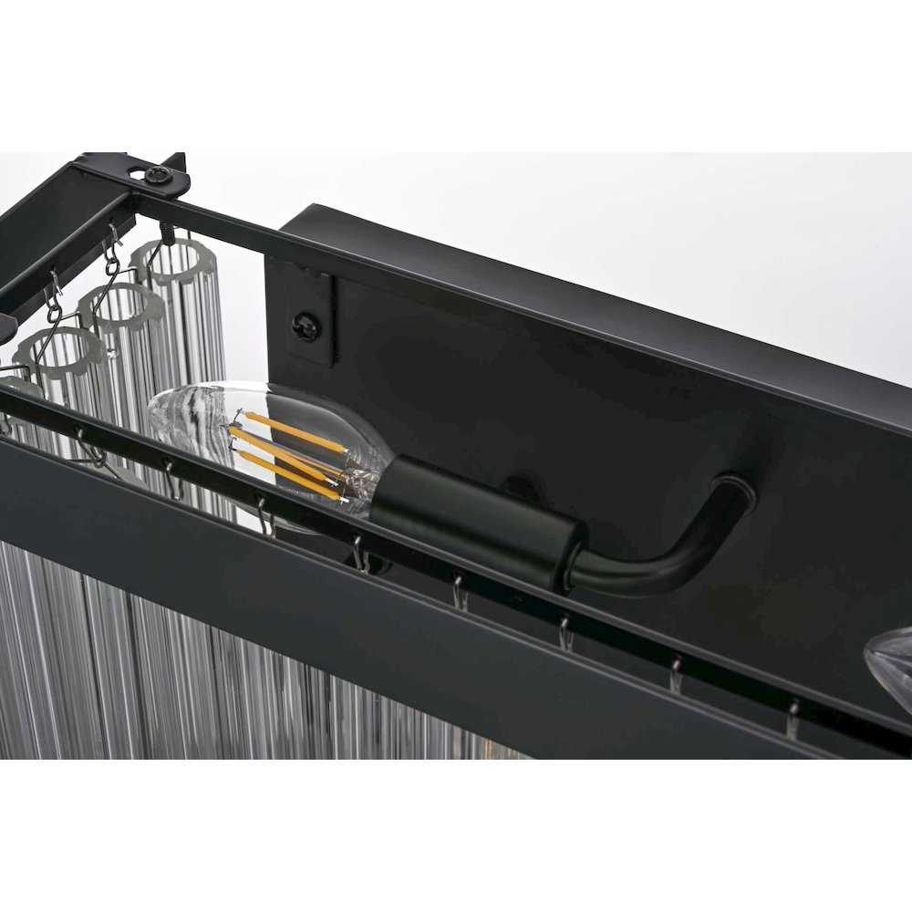 Harlow 34 inch Wall Sconce in Black