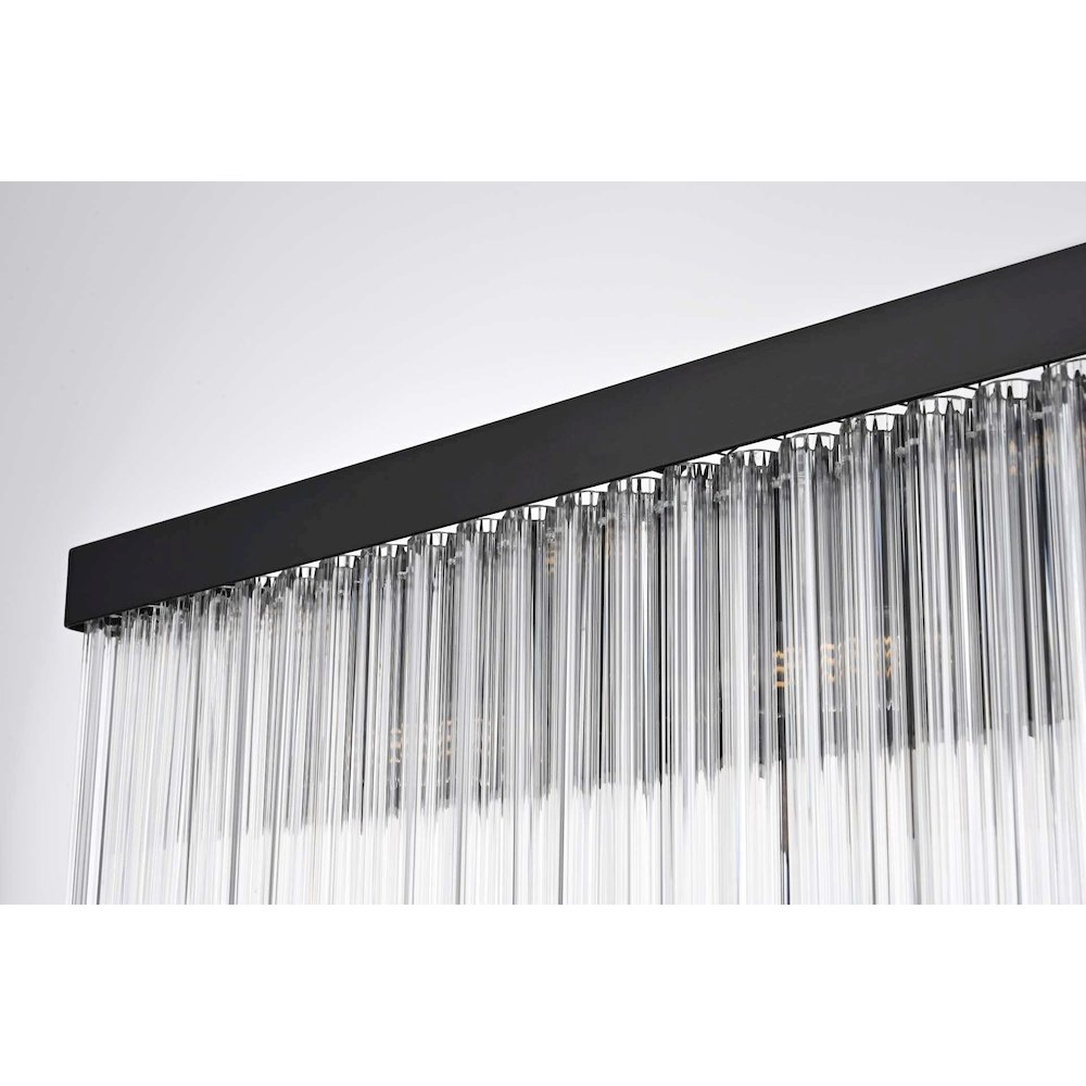 Harlow 34 inch Wall Sconce in Black