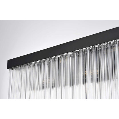 Harlow 34 inch Wall Sconce in Black
