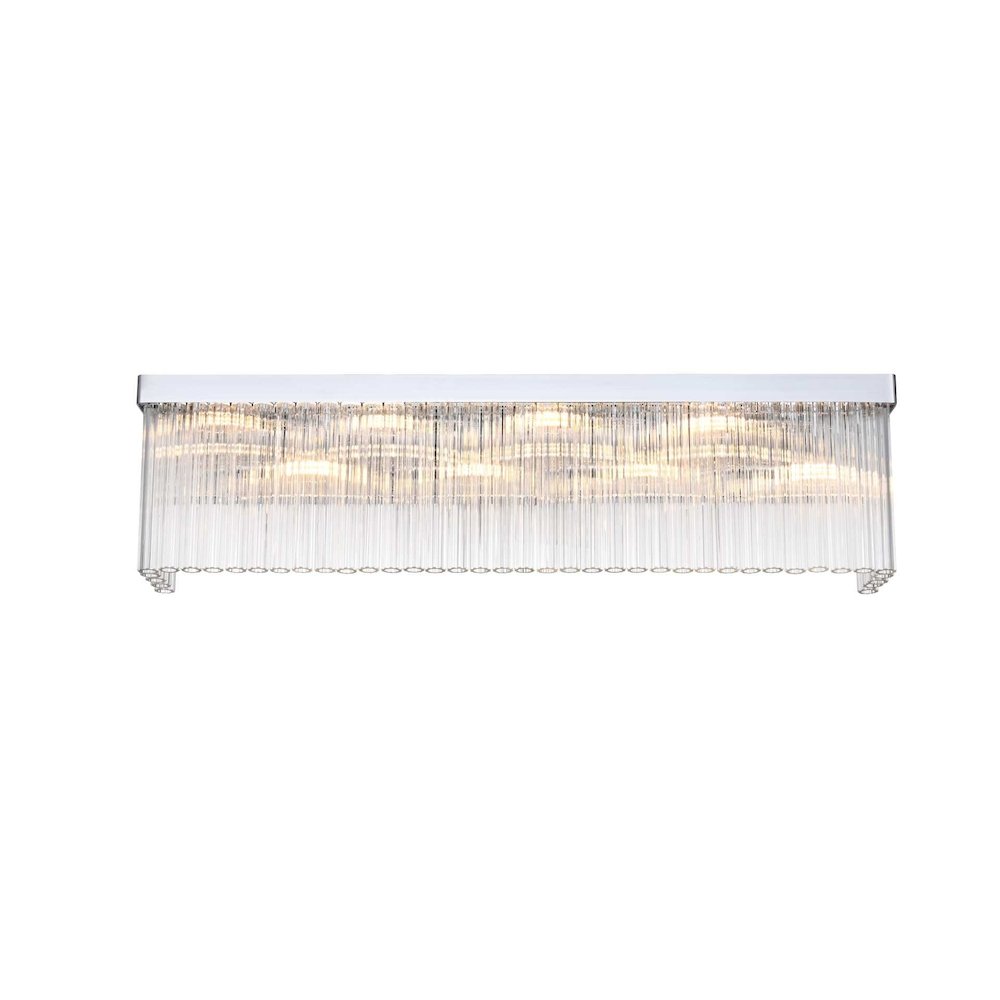 Harlow 34 inch Wall Sconce in Chrome