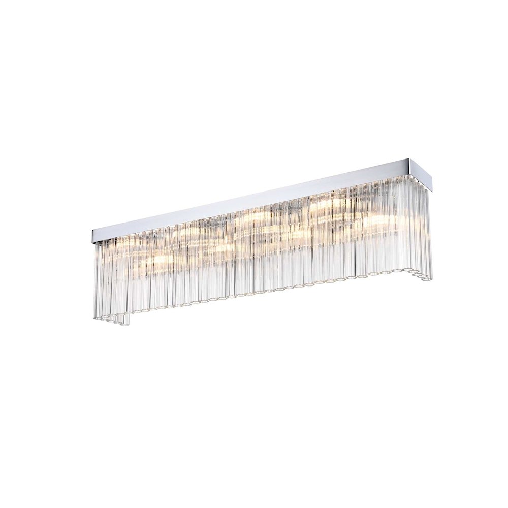 Harlow 34 inch Wall Sconce in Chrome