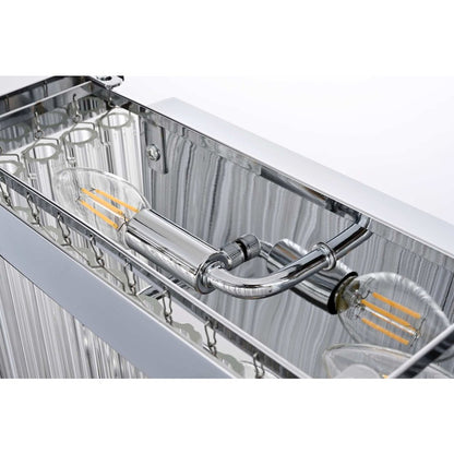 Harlow 34 inch Wall Sconce in Chrome