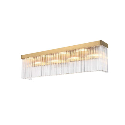 Harlow 34 inch Wall Sconce in Satin Gold