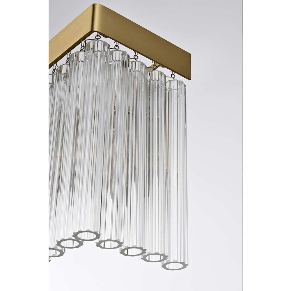 Harlow 34 inch Wall Sconce in Satin Gold