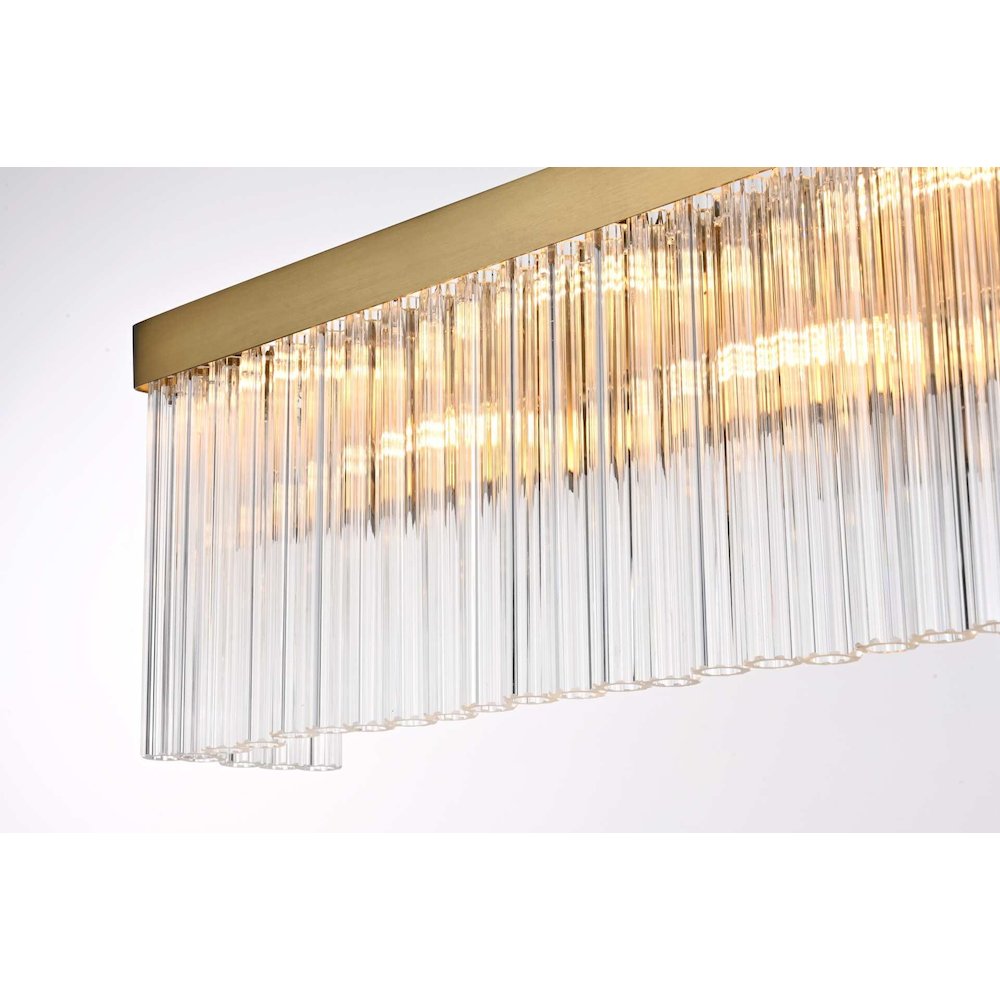 Harlow 34 inch Wall Sconce in Satin Gold