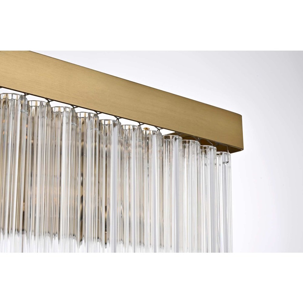 Harlow 34 inch Wall Sconce in Satin Gold