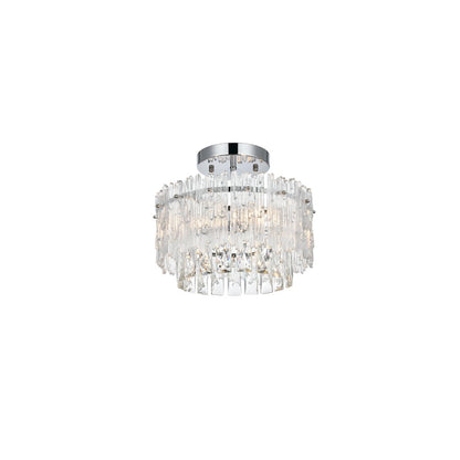 Emilia 12 inch Flush Mount in Chrome